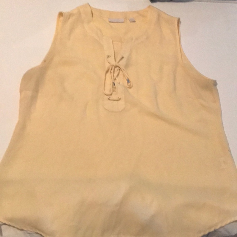 Skirt sleeve lace up tank